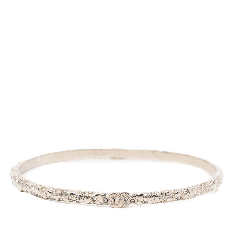 CHANEL Authentic Silver Logo Bracelet - Picture 3 of 5